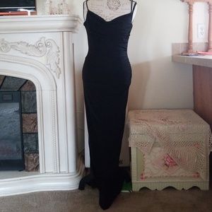 Cache black evening gown